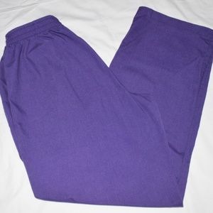Peaches Scrub Pants Size Small 65% Poly 35% Cotton